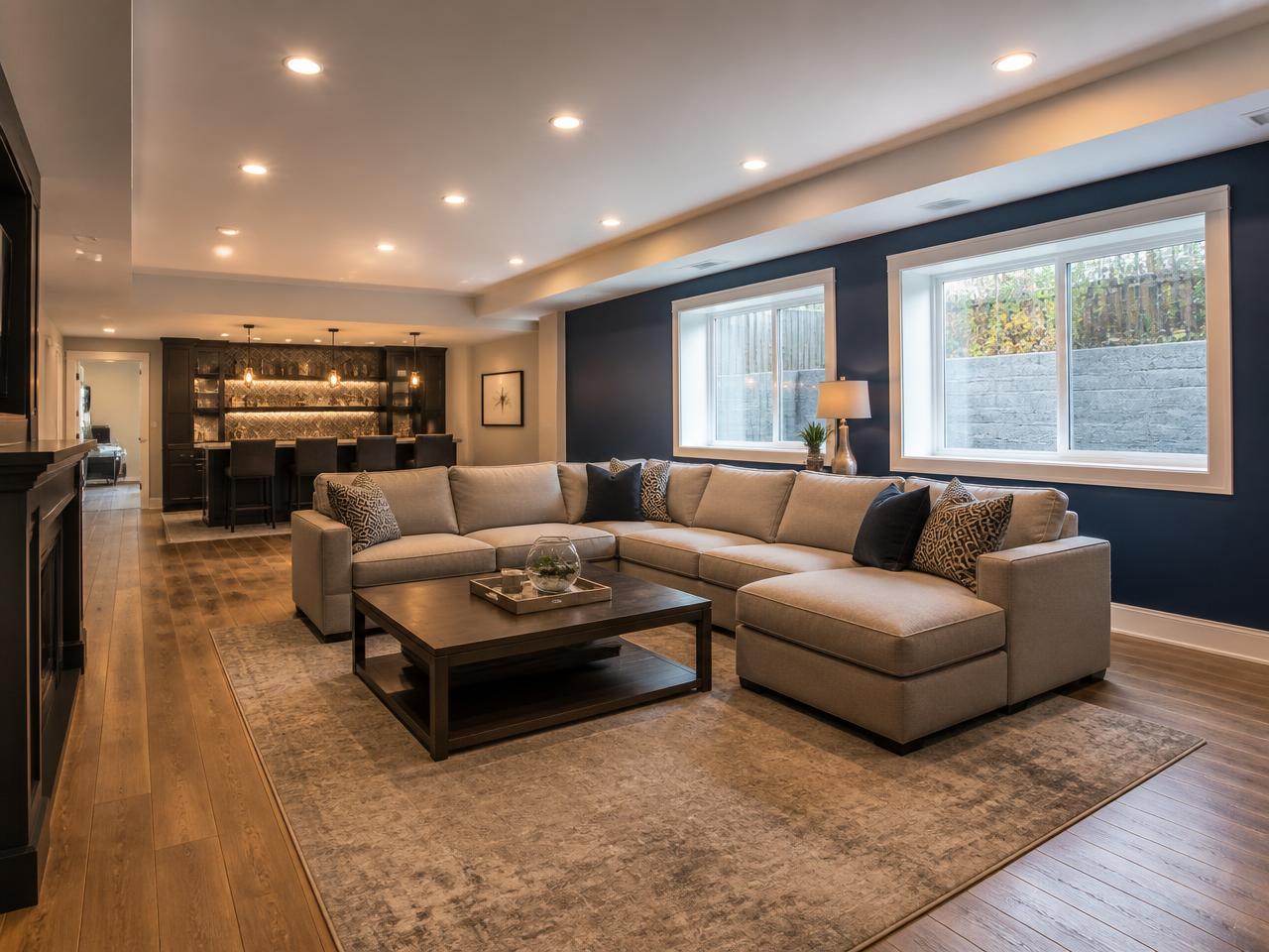 Basement Renovations by Fancy Homes in Milton